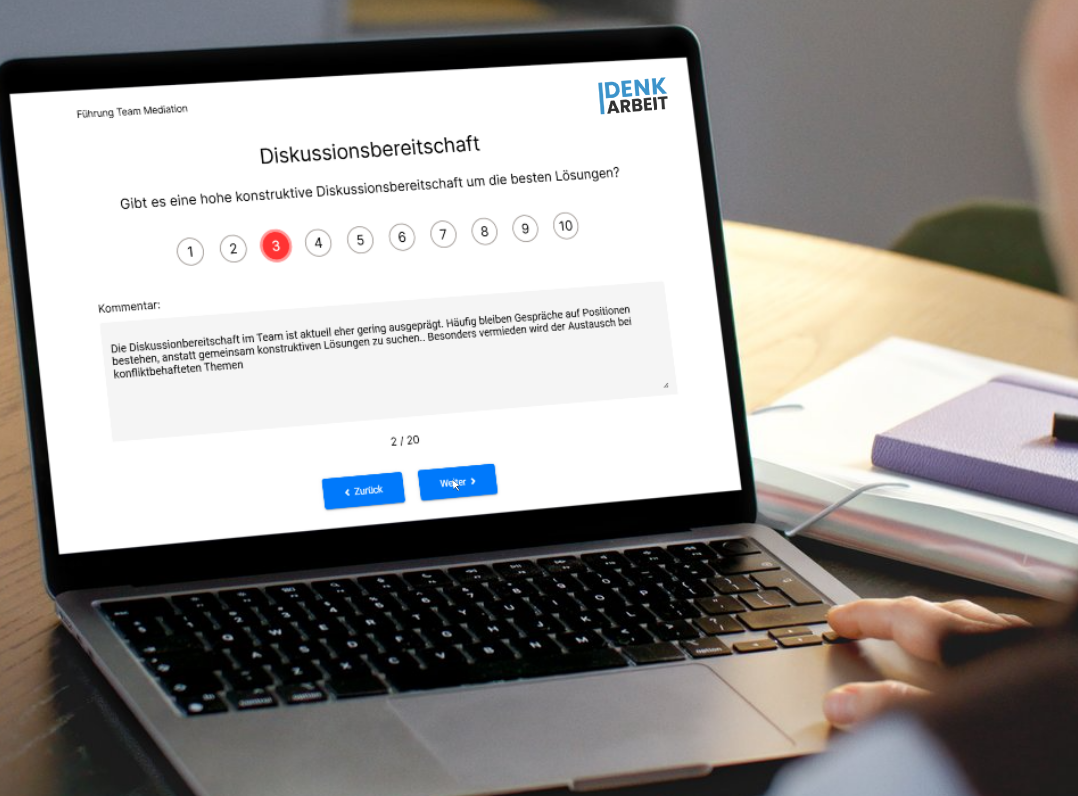 Kommunikation denkchecks in szene
